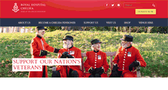 Desktop Screenshot of chelsea-pensioners.co.uk