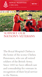 Mobile Screenshot of chelsea-pensioners.co.uk